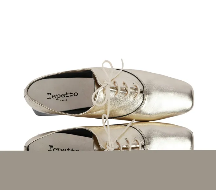Repetto Womens Oxfords and Zizi Mark Oxford Shoes Light Gold And Black Gift Ideas