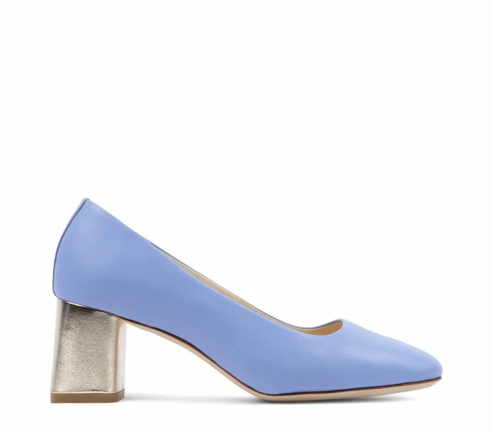 Repetto Womens Pumps Marlow Pumps Blue And Light Gold For Sale