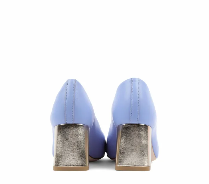 Repetto Womens Pumps Marlow Pumps Blue And Light Gold For Sale