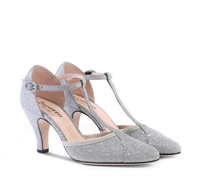 Repetto Womens Sandals Baya TStraps Silver On Sale