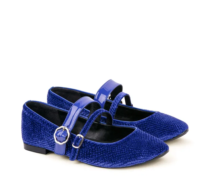 Repetto Womens Sandals Papee Mary Janes Gypsy Blue Gift Ideas