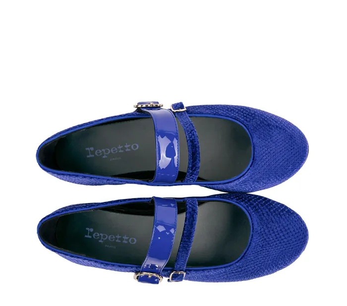 Repetto Womens Sandals Papee Mary Janes Gypsy Blue Gift Ideas
