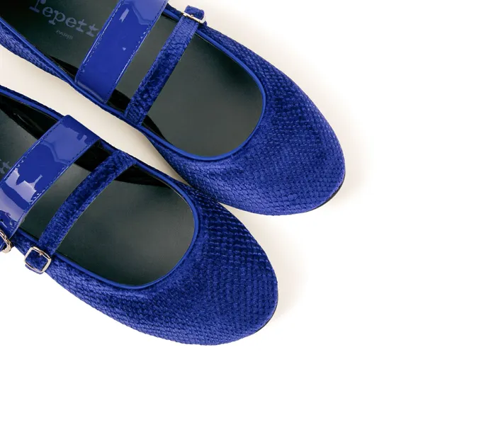 Repetto Womens Sandals Papee Mary Janes Gypsy Blue Gift Ideas