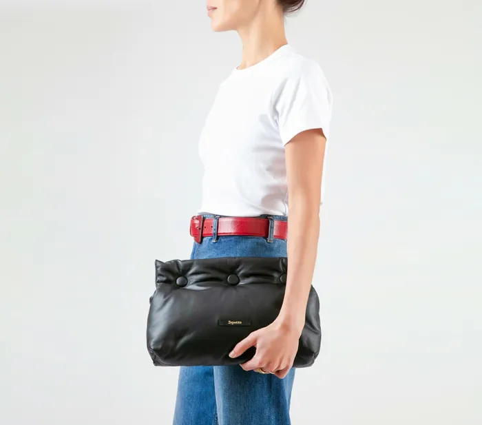 Repetto Womens Shoulder Bags Avec Moi Bag Black Cheap On Sale
