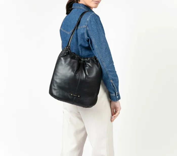 Repetto Womens Shoulder Bags Ballerine Bag Black On Sale