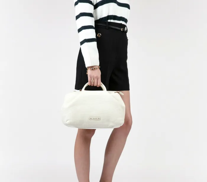 Repetto Womens Shoulder Bags Petit Drapp Bag White Gift 4 You