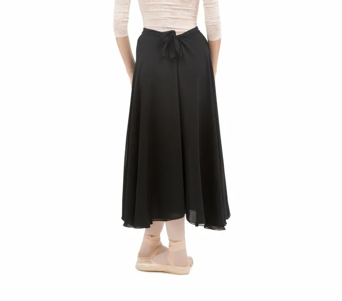 Repetto Womens Skirts Reversible Rehearsal Skirt Black
