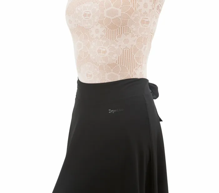 Repetto Womens Skirts Reversible Rehearsal Skirt Black