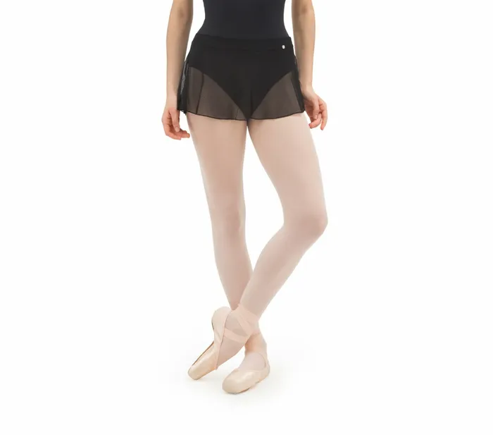 Repetto Womens Skirts Short Fishnet Skirt Black