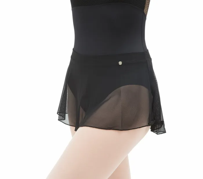 Repetto Womens Skirts Short Fishnet Skirt Black