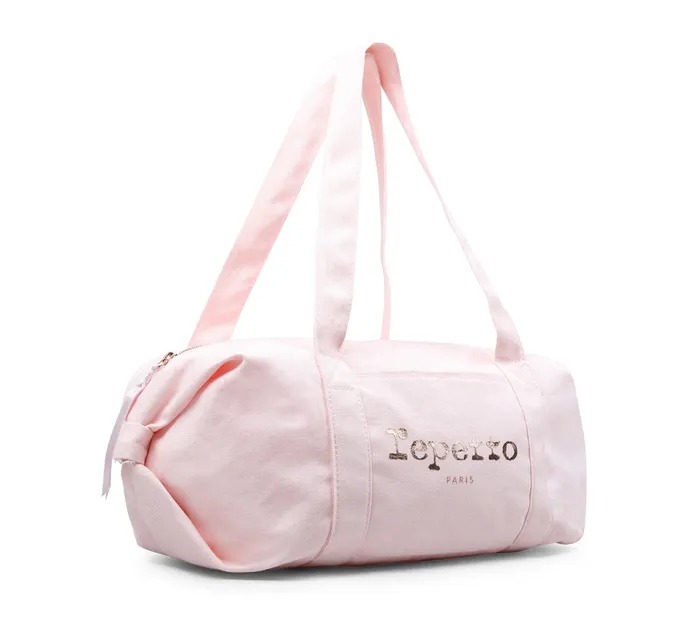 Repetto Womens Sports Bags Cotton Duffle Bag Size M Pale Pink For Sale