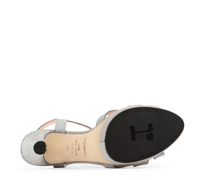 Repetto Womens Wedding Shoes Bikini Sandals Silver Online