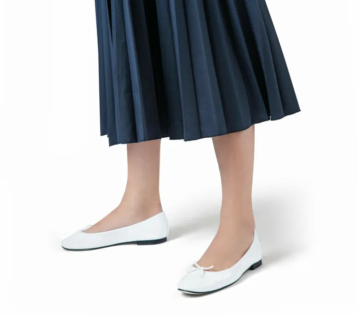 Repetto Womens Wedding Shoes Cendrillon Ballerinas White Casaul