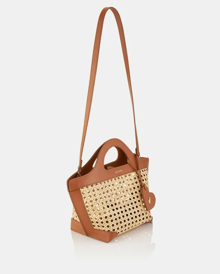 Riviera Tote Small Brown Women Aquazzura Mini Bags