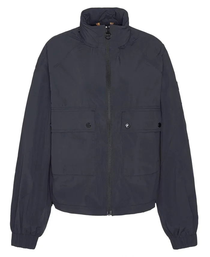 Rouse Showerproof Bomber Jacket Classic Black Women Barbour Showerproof Jackets