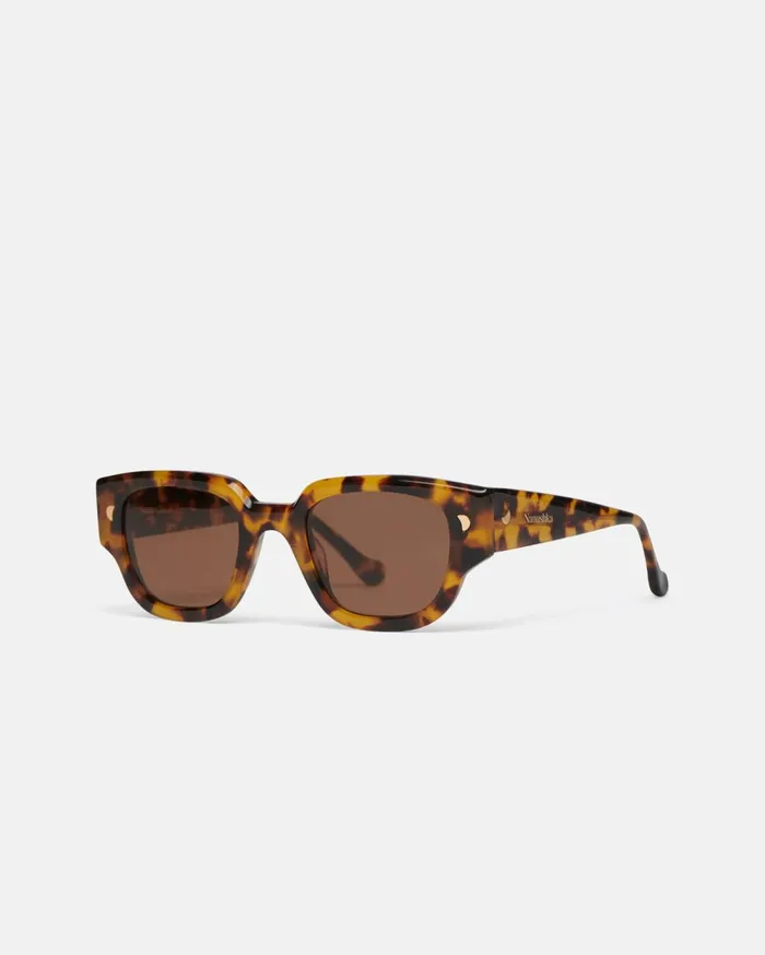 Samui BioPlastic Sunglasses Dark Amber WomenMen Nanushka Eyewear