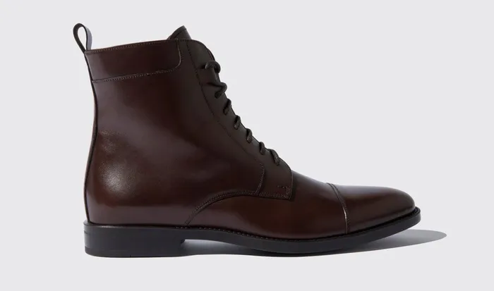 Scarosso Boots Men Dante Moro Dark Brown Calf