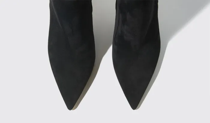 Scarosso Boots Women Anya Black Suede Black 8211 Suede