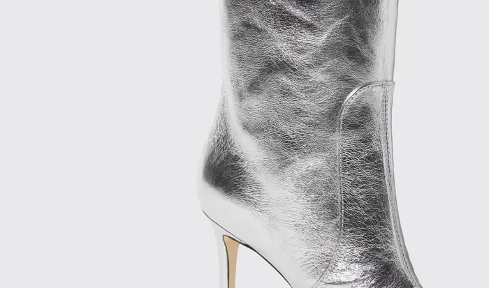 Scarosso Boots Women Carra Silver Silver 8211 Calf