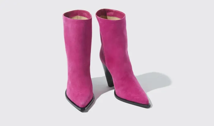 Scarosso Boots Women Emily Fuchsia Suede Fuchsia 8211 Suede