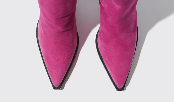 Scarosso Boots Women Emily Fuchsia Suede Fuchsia 8211 Suede