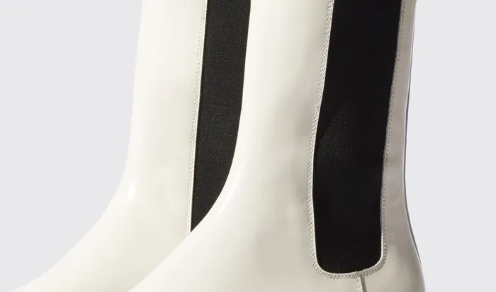 Scarosso Chelsea Boots Men Wooster Chalk White 8211 Brushed Calf