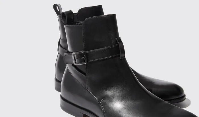 Scarosso Jodhpur Boots Women Lara Nera Black 8211 Calf