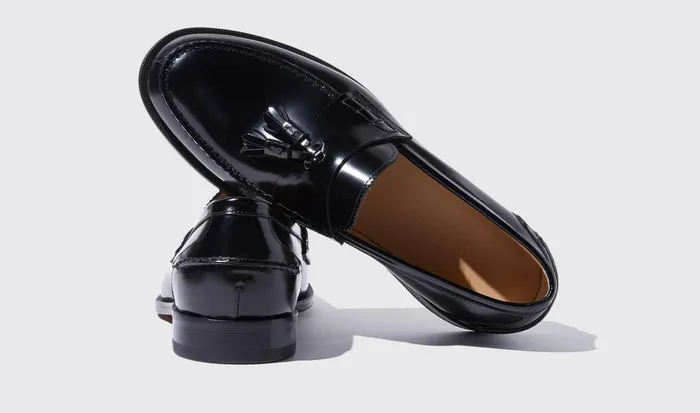 Scarosso Loafers Men Ralph Black Bright Black 8211 Brushed Calf