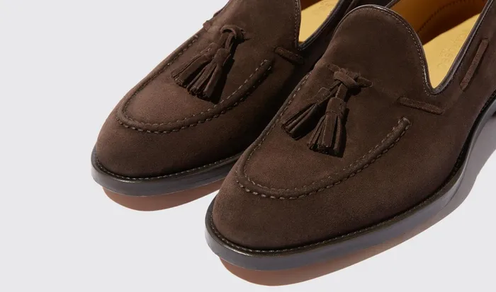 Scarosso Loafers Men William Brown Suede Brown 8211 Suede