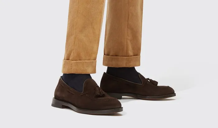 Scarosso Loafers Men William Brown Suede Brown 8211 Suede
