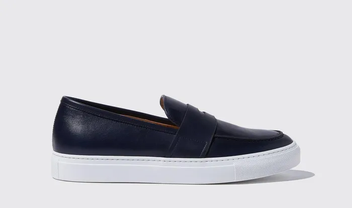 Scarosso Sneakers Men Alberto Blu Blue 8211 Calf