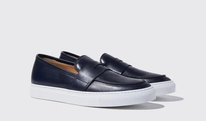 Scarosso Sneakers Men Alberto Blu Blue 8211 Calf