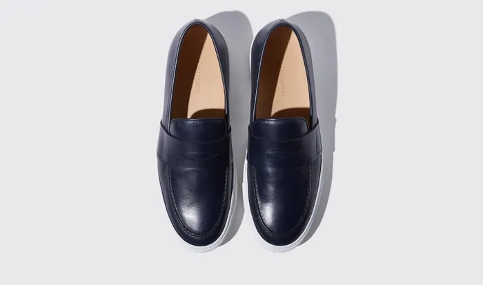 Scarosso Sneakers Men Alberto Blu Blue 8211 Calf