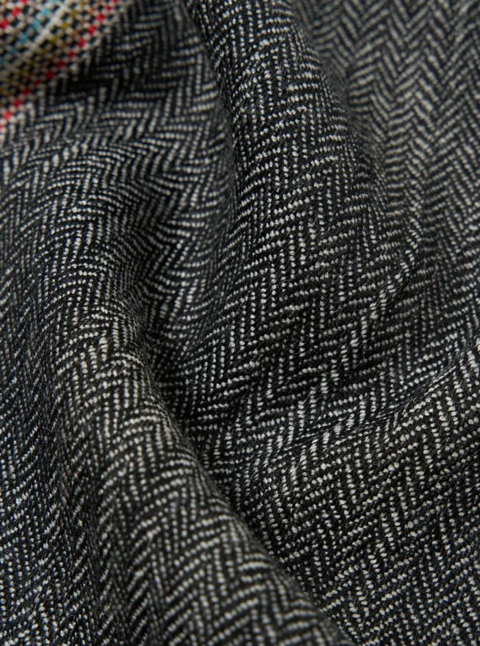Scarves Men Universal Works Universal Works Wool Scarf In Grey Merino Wool
