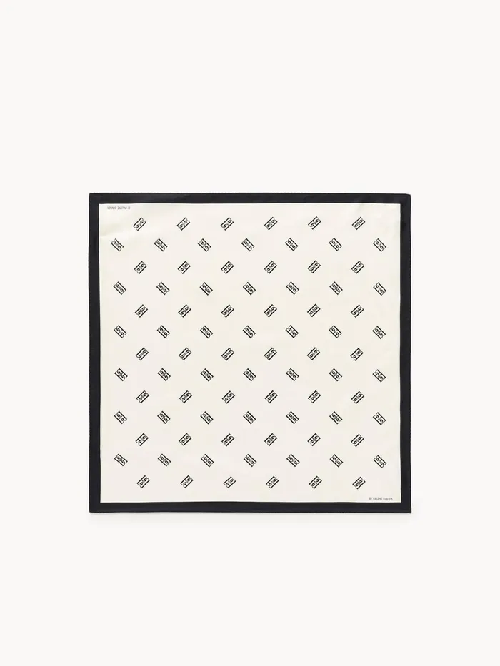 Scarves Women By Malene Birger Monnis Silk Scarf Soft White