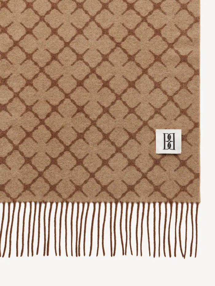 Scarves Women By Malene Birger Ortega CashmereBlend Scarf Bison