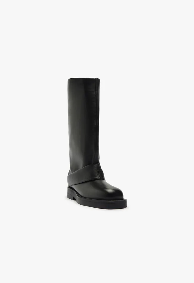 Schutz Shoes Boots Women Keira Up Cloak Boot Black Schutz Shoes Boots Women Keira Up Cloak Boot Black