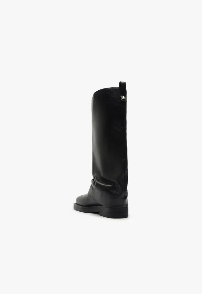 Schutz Shoes Boots Women Keira Up Cloak Boot Black Schutz Shoes Boots Women Keira Up Cloak Boot Black
