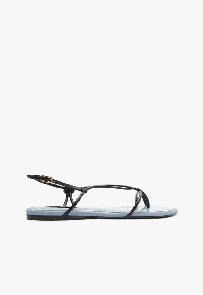 Schutz Shoes Flats Women Malta Flat Sandal Blue