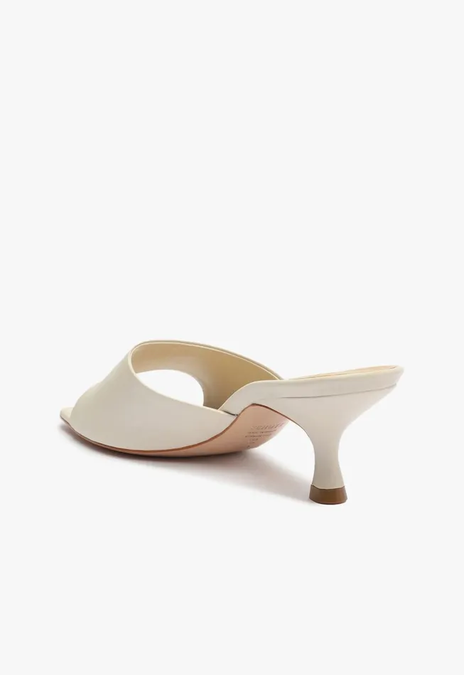Schutz Shoes Mules Women Dethalia Nappa Leather Sandal Pearl Schutz Shoes Mules Women Dethalia Nappa Leather Sandal Pearl