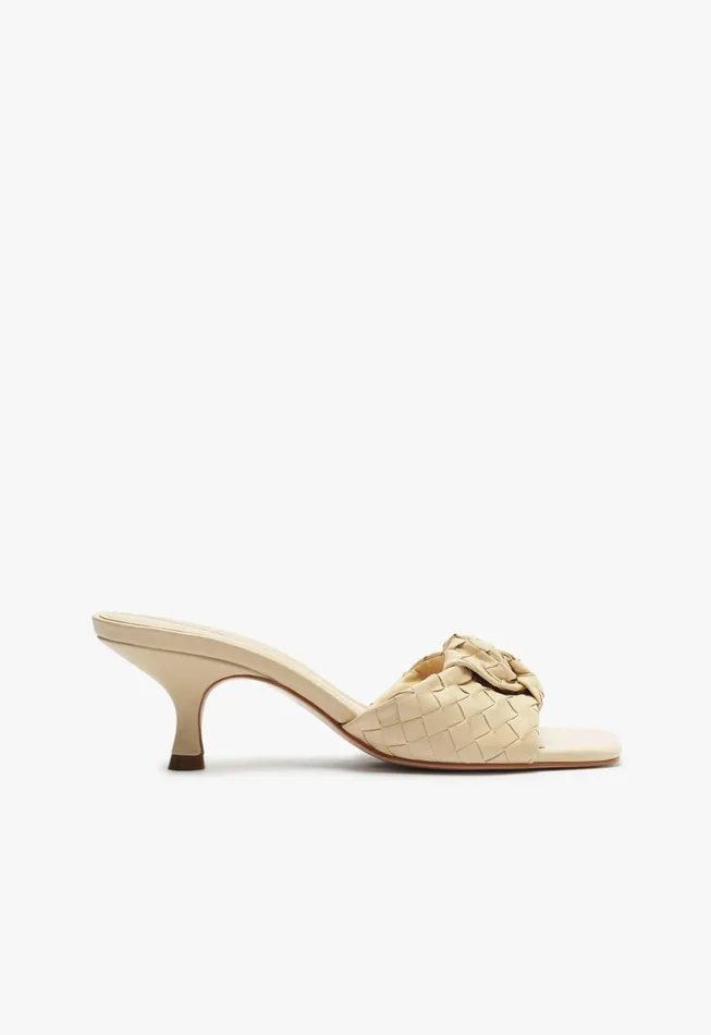 Schutz Shoes Mules Women Kareena Knot Mule Sandal Beige