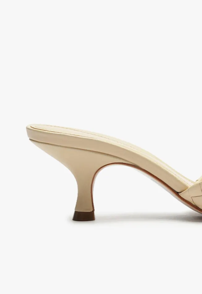 Schutz Shoes Mules Women Kareena Knot Mule Sandal Beige