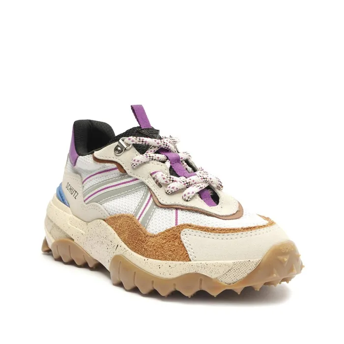Schutz Shoes Sneakers Women Explorer 001 Leather Sneaker Multicolors