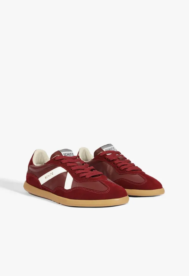 Schutz Shoes Sneakers Women Garden Sneaker Red