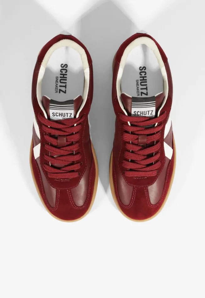 Schutz Shoes Sneakers Women Garden Sneaker Red