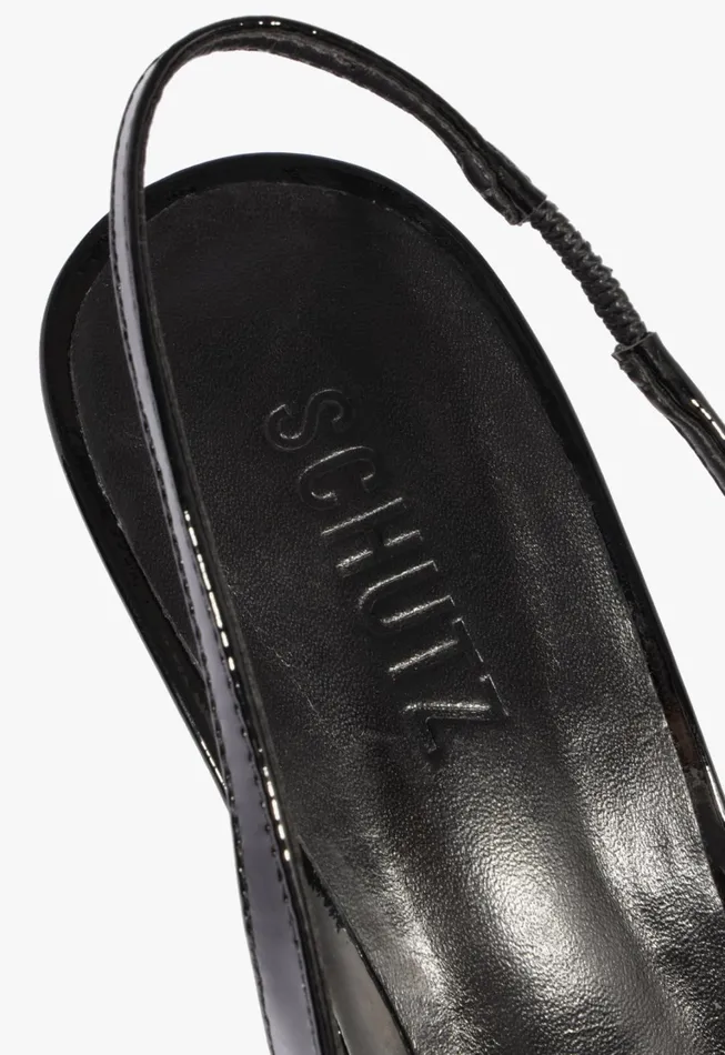 Schutz Shoes Women Lexi Sling Mid Pump Black