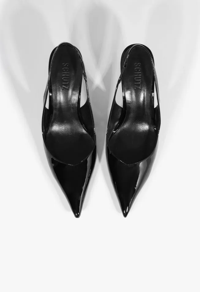 Schutz Shoes Women Lexi Sling Mid Pump Black
