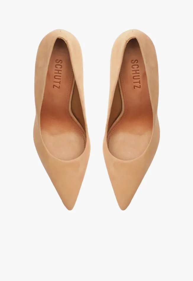 Schutz Shoes Women Lou Curve Pump Beige