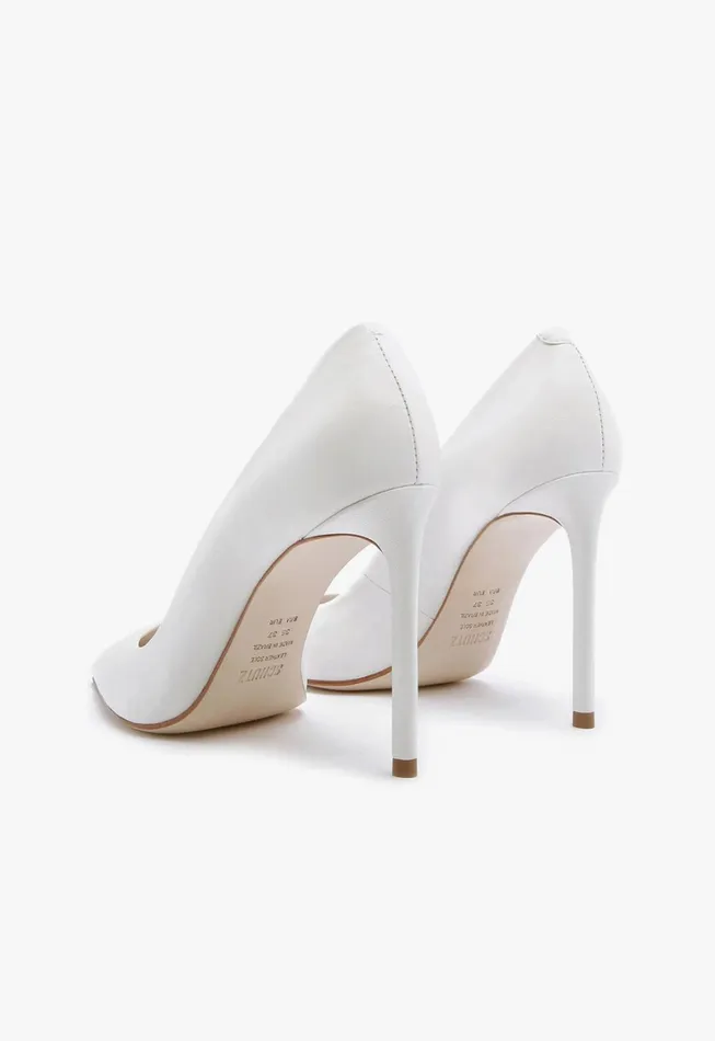Schutz Shoes Women Lou Leather Pump White