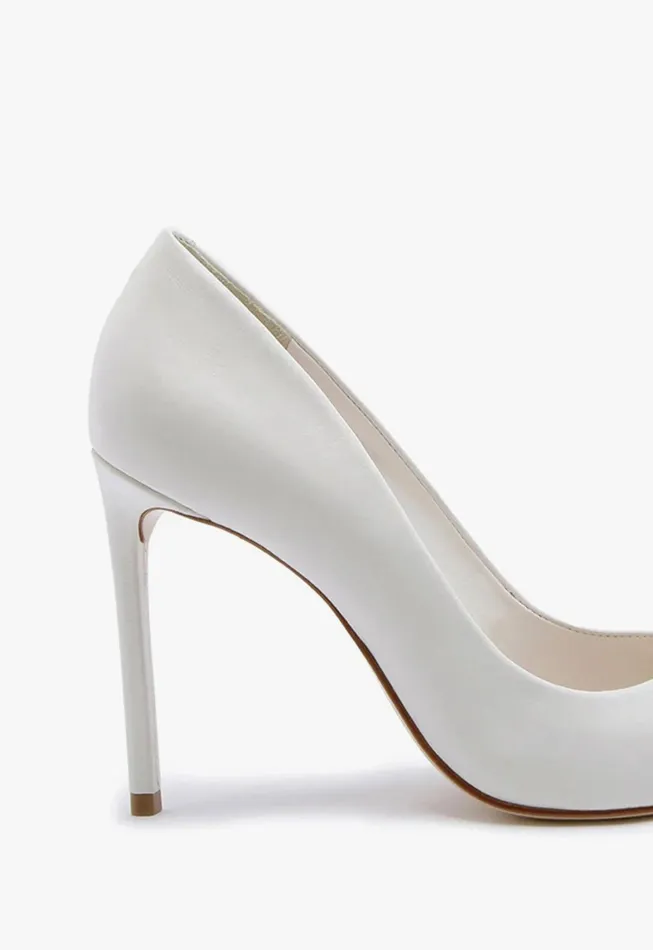 Schutz Shoes Women Lou Leather Pump White